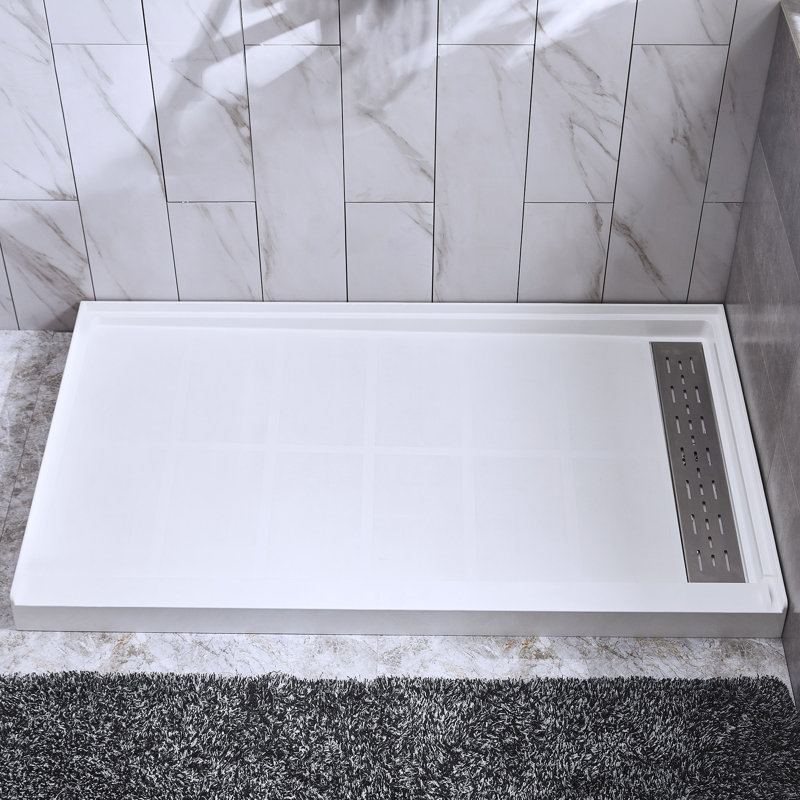 WoodBridge 60" x 30" Shower Base & Reviews | Wayfair.ca